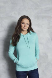 Just Hoods AWJH001F WOMEN'S COLLEGE HOODIE (awjh001fbg-m) - polokozpont