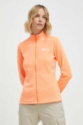 Jack Wolfskin sportos pulóver Taunus narancssárga, sima - narancssárga L
