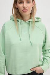 Pepe Jeans felső FELICITY HOODIE zöld, női, sima, kapucnis, PL581462 - zöld M - answear - 20 990 Ft