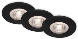 Briloner süllyesztett lámpamodul "KULANA" fekete 3 db LED/4, 9 W