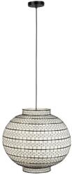Dutchbone Fekete-fehér mintás függőlámpa DUTCHBONE MING 45 cm (5300181)