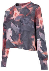 4F Női AllOver Print Crop pulóver XL fekete|színes