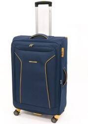 LAMONZA Cruise bőrönd, 78x47x29 cm, 3, 5 kg, bővíthető 30%, sötétkék/sárga (A13339)