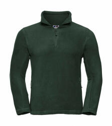 Russell Uniszex hosszú ujjú felső Russell Europe Quarter Zip Outdoor Fleece 2XL, Sötétzöld