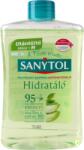 Sanytol Antibakteriális folyékony szappan utántöltő zöld tea és aloe vera 500 ml