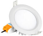 Mi-Light RGB-CCT LED panel , 6W , süllyesztett , kerek , dimmelhető , színes , állítható fehér színárnyalat , SMART , IP54 , Miboxer (Mi-Light) , FUT063, Csomagolássérült (outlet-FUT063)