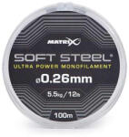 Matrix Soft Steel Ultra Power Monofilament 0, 26mm 100m Monofil Főzsinór (GML049)
